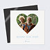 Carte fête des grands-pères Cœur Bleu
