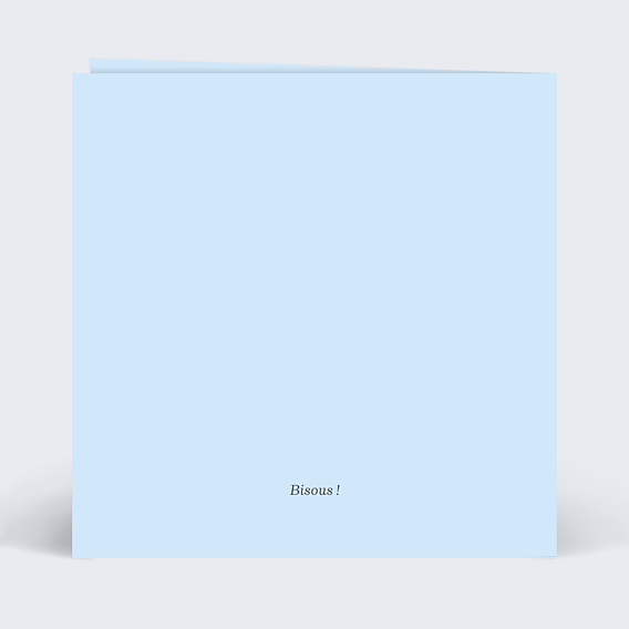 Carte fête des grands-pères Cœurs Envolés Verso