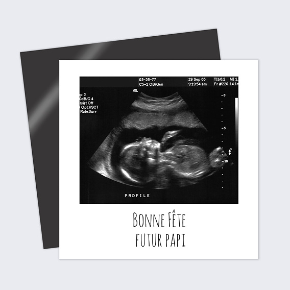 Carte fête des grands-pères Futur grand-père