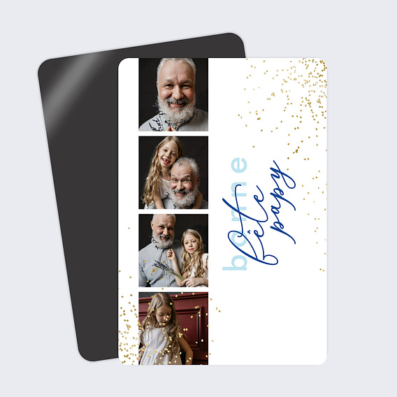 Carte fête des grands-pères Festif