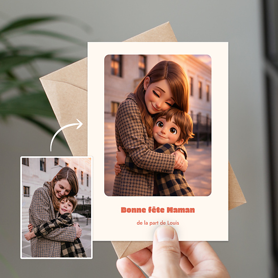 Fête des Mères Portrait en film d'animation