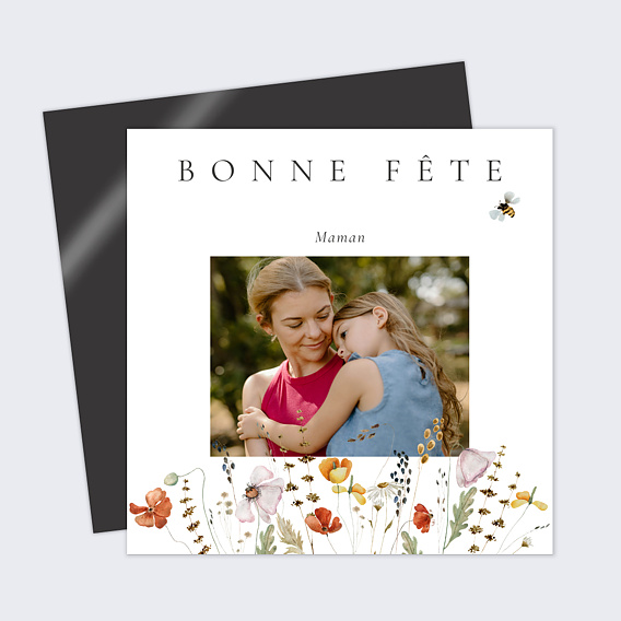 Carte fête des mères Belle Saison