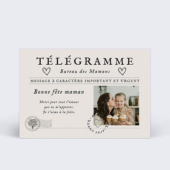 Fête des Mères Télégramme