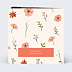Carte fête des mères Fleurs aquarelles Verso