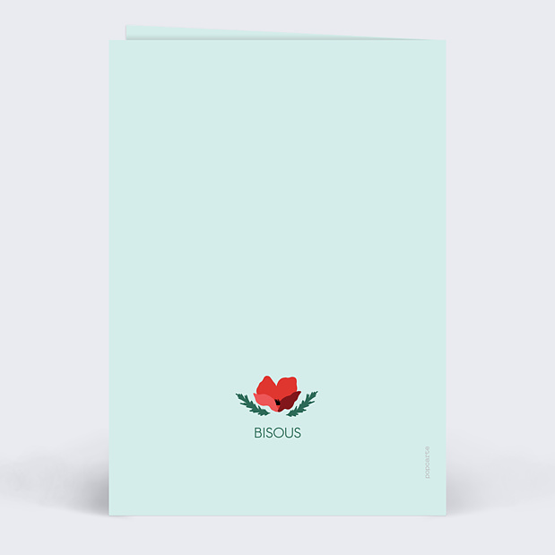 Fête des Mères Coquelicot - Diaiwaie x Popcarte Verso