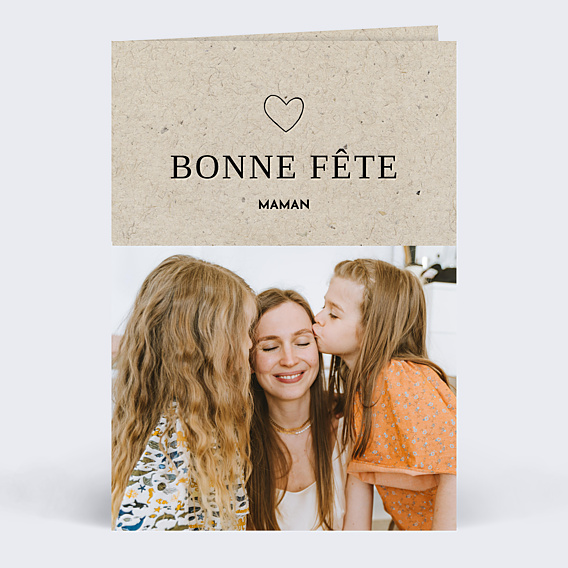 Fête des Mères Cœur Kraft