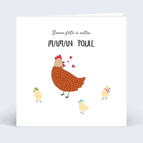 Fête des Mères Maman Poule