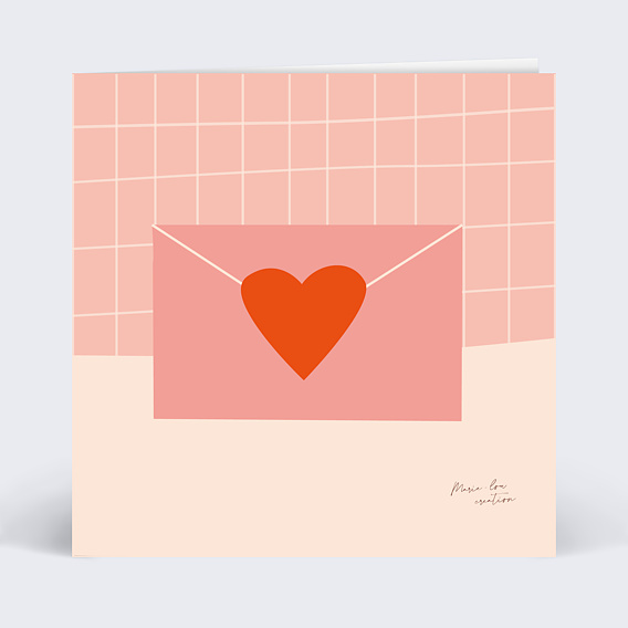 Carte fête des mères Marie-Lou Création x Popcarte - Enveloppe Recto