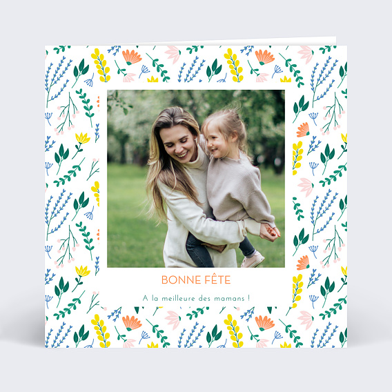 Carte fête des mères Pop Liberty Recto