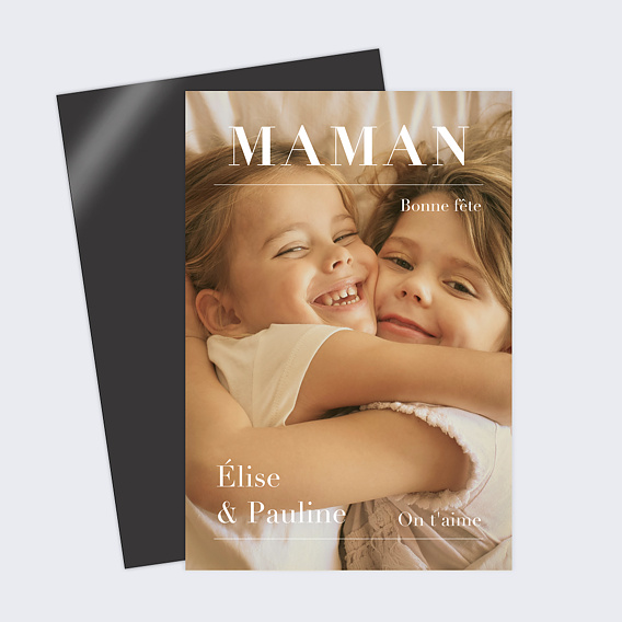 Carte fête des mères Magazine