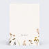 Carte fête des mères Bouquet Fleurs Séchées Verso