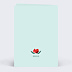 Carte fête des mères Coquelicot - Diaiwaie x Popcarte Verso