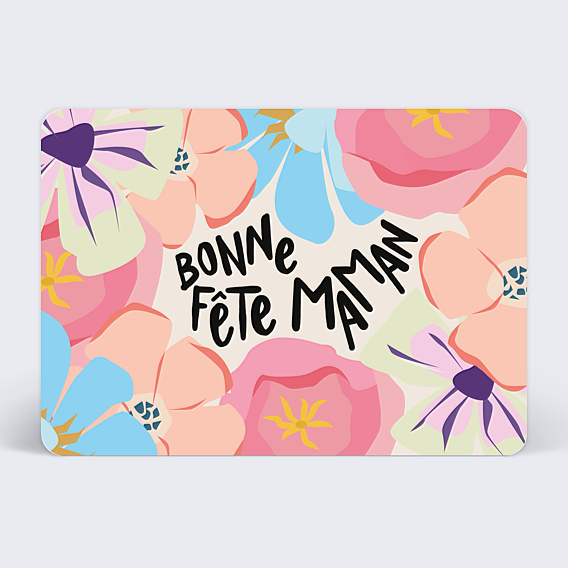 Fête des Mères Fleurs Pastel