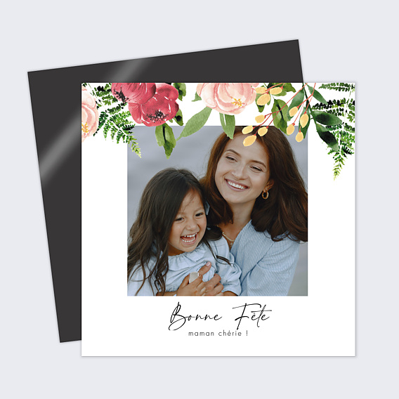 Carte fête des mères Wild Flowers