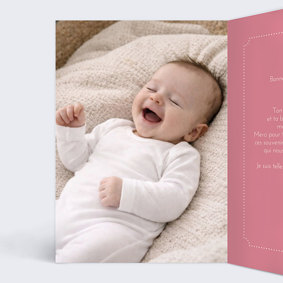 Carte fête des mères Un sourire à offrir Intérieur Gauche