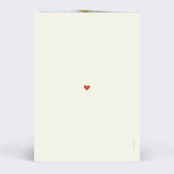 Carte fête des mères Multicolore Verso