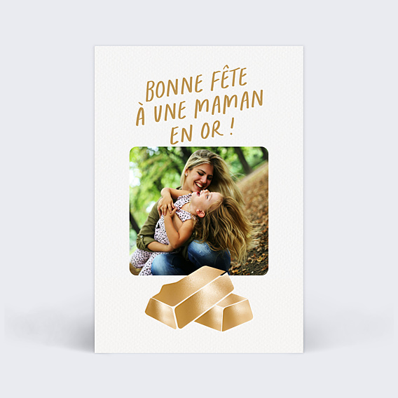 Fête des Mères Maman en or