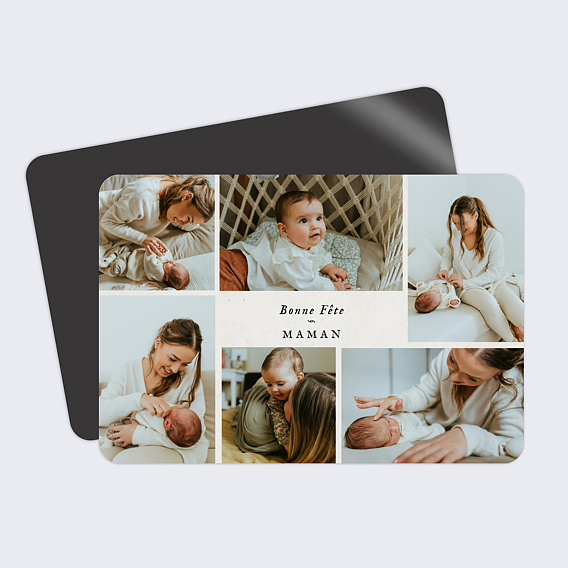 Carte fête des mères Mosaïque de Photos