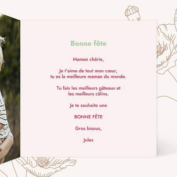 Fête des Mères Portrait en figurine