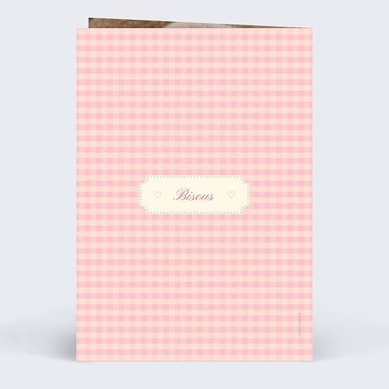 Carte fête des mères Un sourire à offrir Verso