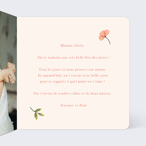 Fête des Mères Fleurs aquarelles