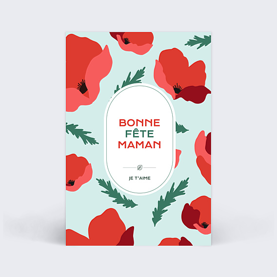 Fête des Mères Coquelicot - Diaiwaie x Popcarte