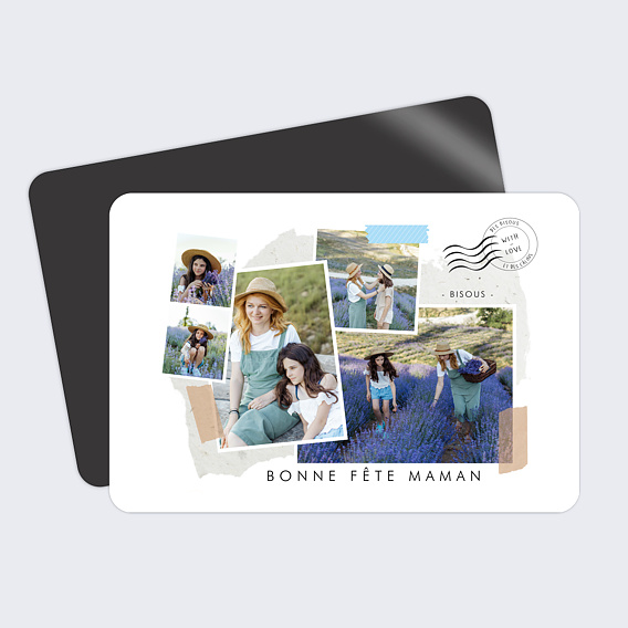 Carte fête des mères Collage Photos