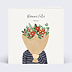 Carte fête des mères Bouquet Coloré Recto