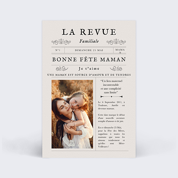 Fête des Mères La Revue Familiale