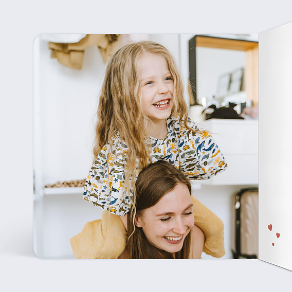 Carte fête des mères Le Meilleur à Venir Intérieur Gauche