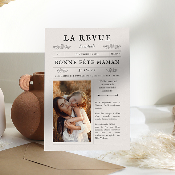 Carte fête des mères La Revue Familiale Après 1