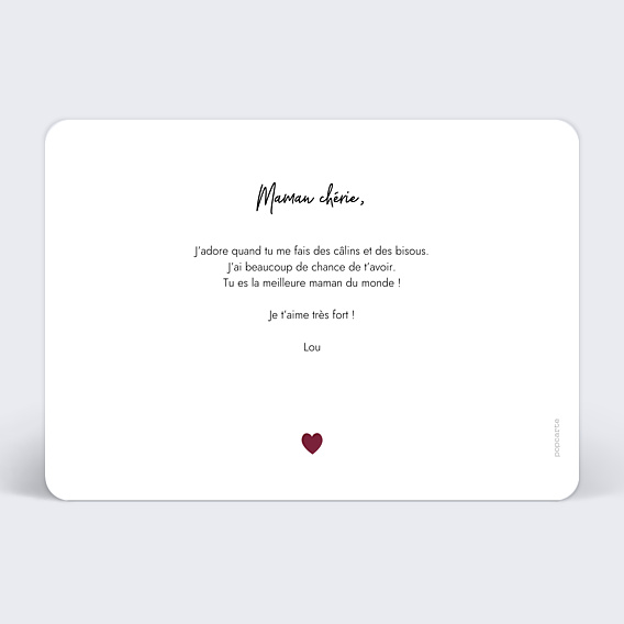 Fête des Mères Lettres Maman