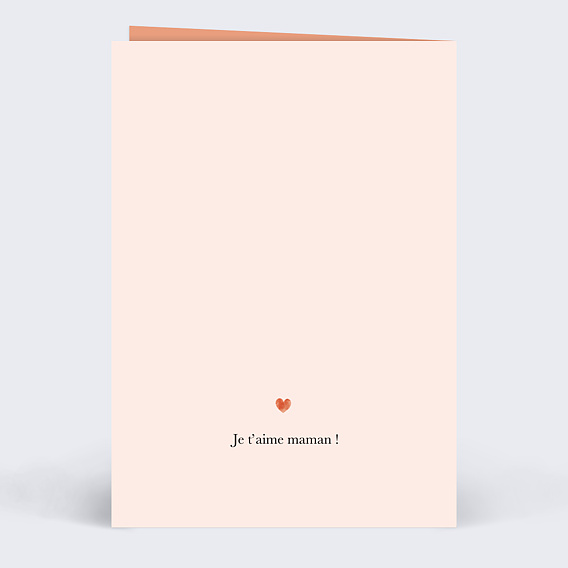 Carte fête des mères Éclats de Coeurs Verso