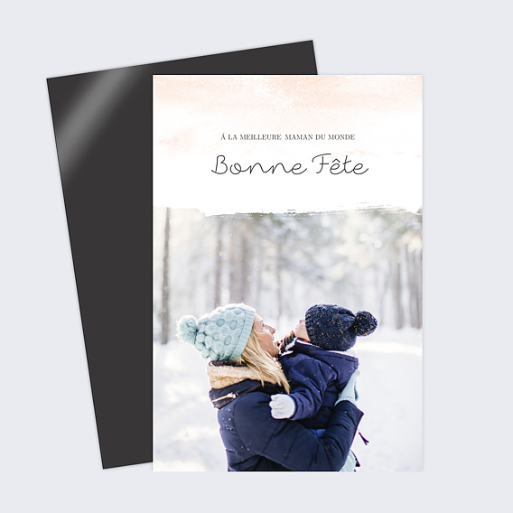 Carte fête des mères Brume