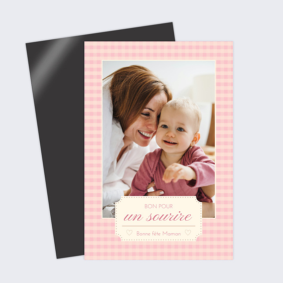 Carte fête des mères Un sourire à offrir