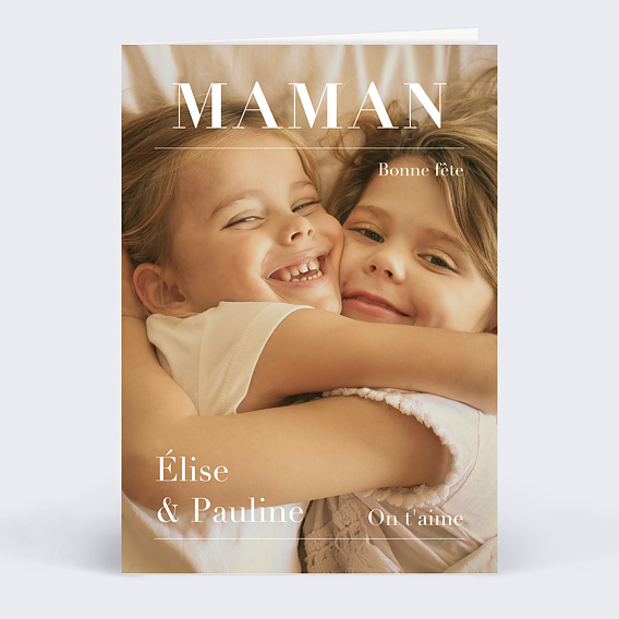 Carte fête des mères Magazine