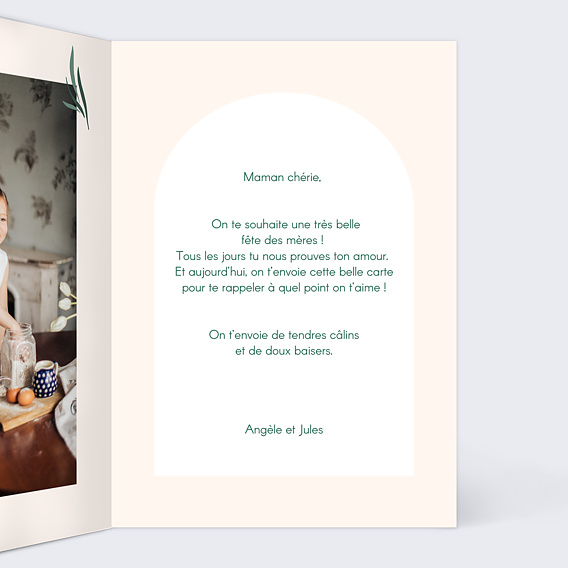 Carte fête des mères Iris - Diaiwaie x Popcarte Intérieur Droit