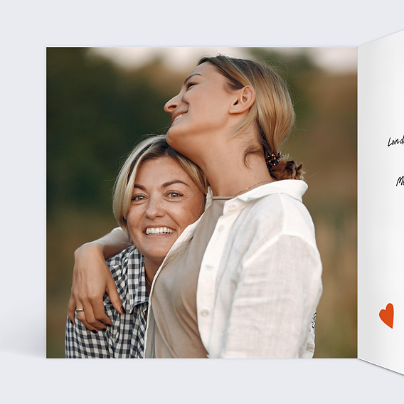 Carte fête des mères Marie-Lou Création x Popcarte - Mains Intérieur Gauche