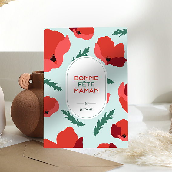 Fête des Mères Coquelicot - Diaiwaie x Popcarte