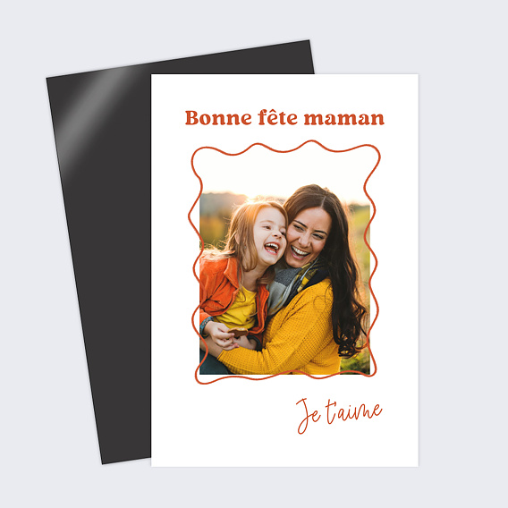 Carte fête des mères Wavy imparfait