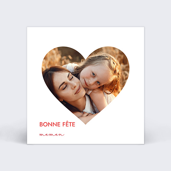 Fête des Mères Forme Cœur