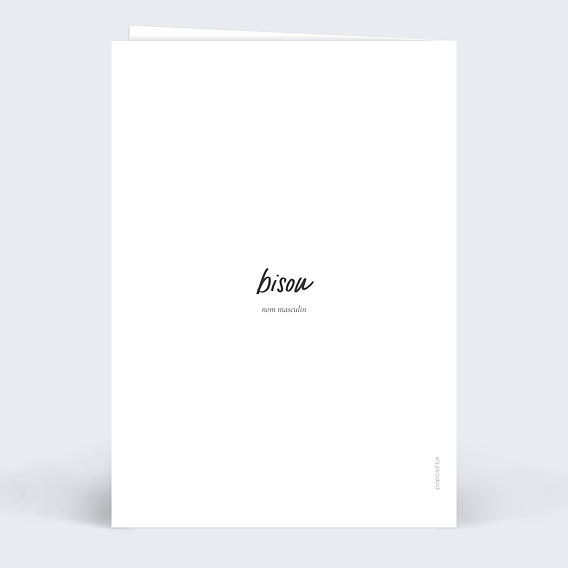 Carte fête des mères Définition Maman Verso