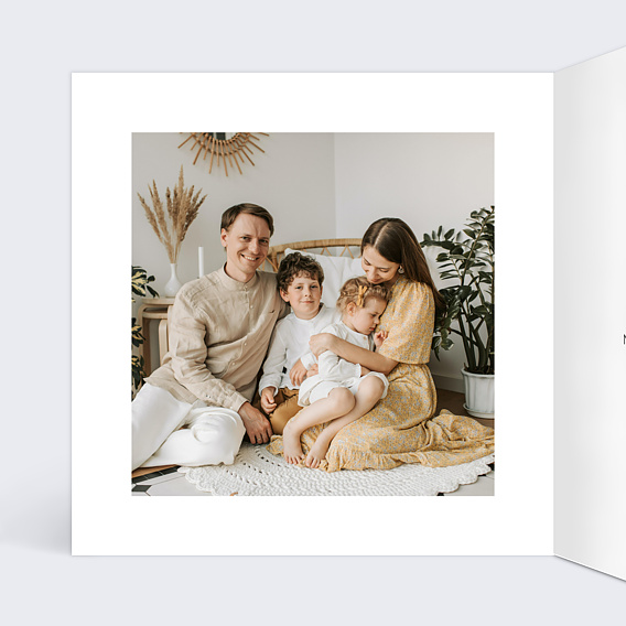 Carte fête des mères Pêle-Mêle Coeur Intérieur Gauche