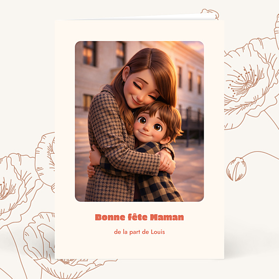 Fête des Mères Portrait en film d'animation