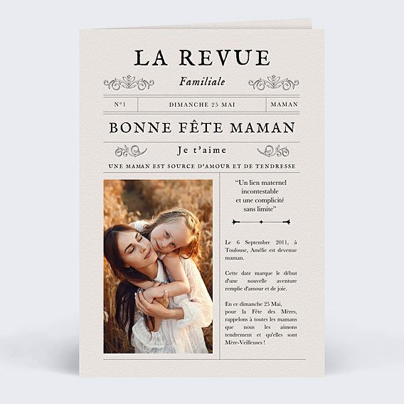 Fête des Mères La Revue Familiale