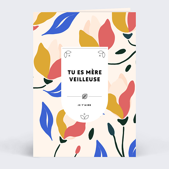 Carte fête des mères Tulipe - Diaiwaie x Popcarte