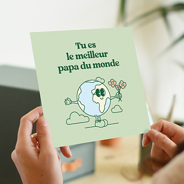 Carte fête des pères Meilleur du Monde