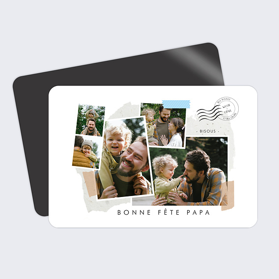 Carte fête des pères Fête Postale