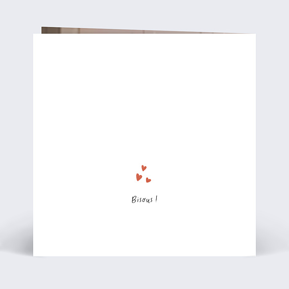 Carte fête des pères Chouette Papa Verso