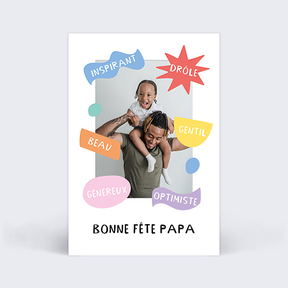 Fête des Pères Formes de Couleur